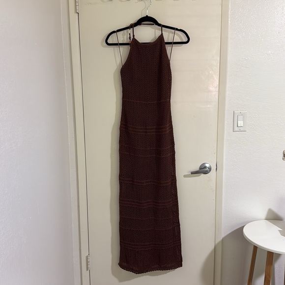 Beaded Crochet-Style Maxi Dress - Picture 2 of 8